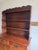 Early 20th Century Early 20th Century Rustic Farmhouse Pine Hutch Cabinet With Scalloped Shelf Top For Sale - Image 5 of 12