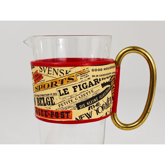 Midcentury Glass Pitcher by Carl Auböck, Austria, 1950s For Sale - Image 9 of 15