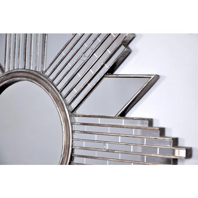 1970s French Art Deco Mirror, 1970s For Sale - Image 5 of 7