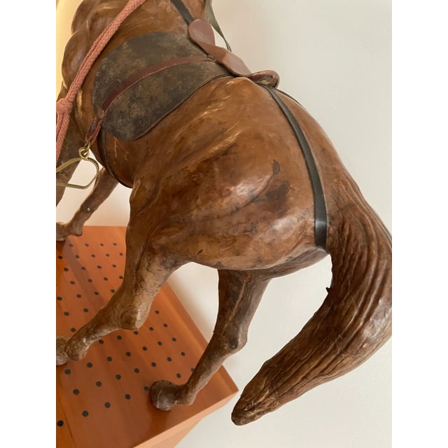 1960s Gallant Vintage Wooden Horse For Sale - Image 4 of 9