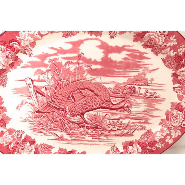 アンティーク wood&sons 英国 enoch wood's 赤絵 2枚 皿 1193971304.jpg?1618466882