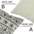 Fabdivine Indian Block Print Cushion Cover 26x26 Inch Viscose Linen-Laxmi For Sale - Image 4 of 5