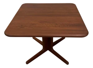 Vintage Teak Dining Room Table with Extensions from Korup Stolefabrik, 1960s