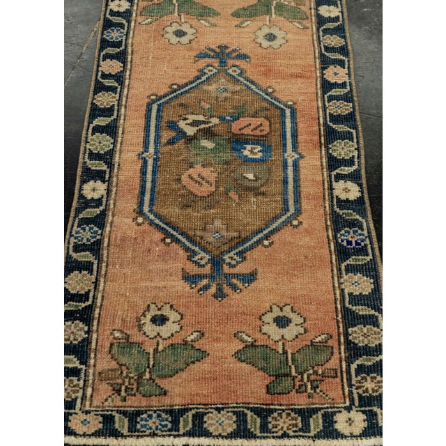 Turkish Mini Rug Oriental Hand Knotted Vintage Rug 1'4" x 2'6" #21145 Explore a curated collection of hallway runners,...