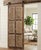Vintage Floral Carved Wood Sliding Barn Door – Natural Rustic Statement Piece 82x32 For Sale In Orlando - Image 6 of 6