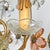 Italian Art Nouveau Chandelier in Pink and Clear Glass and Brass, 1890s For Sale - Image 14 of 18