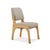 Arches II Dining Chairs in Oak and Bouclé from Insidherland, Set of 6, in New conditions. Designed from 2000 Labeled by Maker