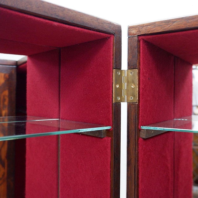 Wooden Bar Cabinet with Marquetry Details, 2010s For Sale - Image 11 of 16