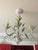 Rustic Painted Tole Chandelier For Sale - Image 3 of 5