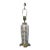 Single Ceramic and Brass Table Lamp For Sale