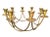 Mid 20th Century Mid Century Modern Brass Centerpiece Candelabra 8 Arm Candle Holder For Sale - Image 5 of 9