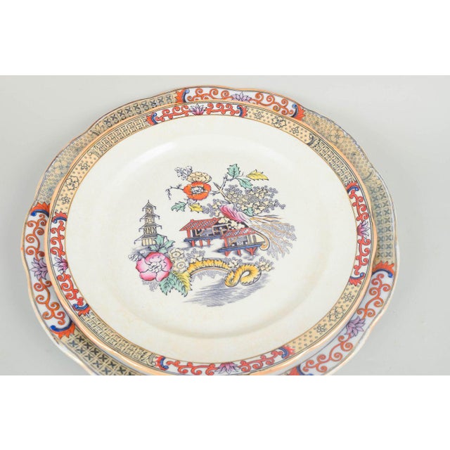 Large Round Japan Series Serving Dishes from Rörstrand, Sweden, Set of 2 For Sale - Image 3 of 5