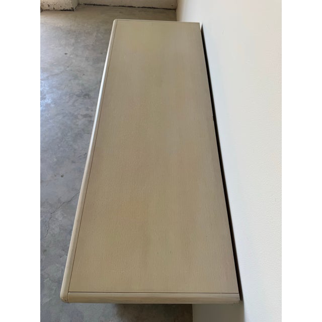 1980s 1980s Vintage Postmodern Style Small Sideboard in Beige Finish For Sale - Image 5 of 12