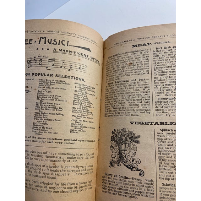 Paper 1897 Cookbook Booklets - Set of 3 For Sale - Image 7 of 12