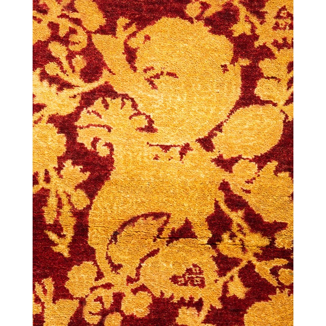 Traditional Mogul, One-of-a-Kind Hand-Knotted Area Rug - Red, 2' 8" x 6' 1" For Sale - Image 3 of 8