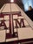 Glass Texas "Aggies " Stained Glass Lampshade For Sale - Image 7 of 15