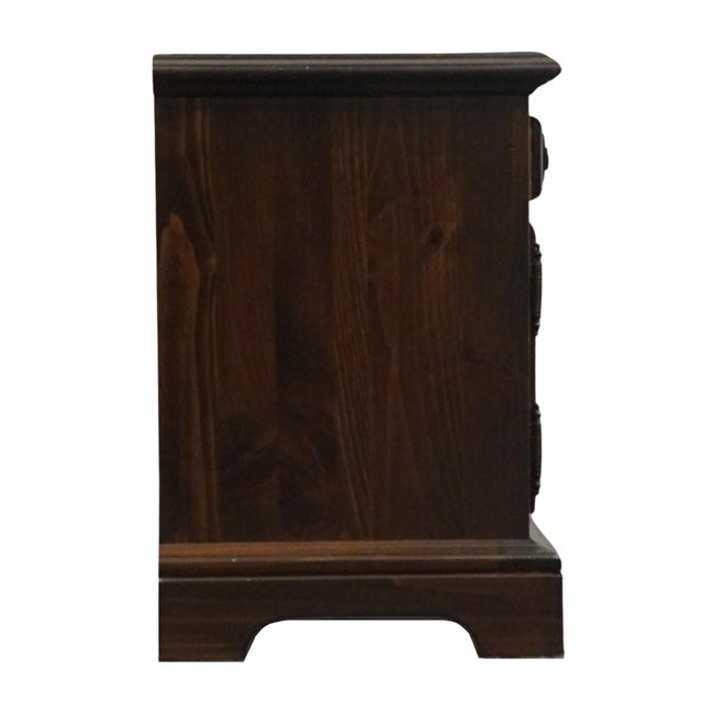 Kling Colonial Solid Pine Rustic Americana 26" Cabinet Nightstand 32-5016-205 For Sale - Image 14 of 15