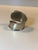 Vintage Sodalite and Silver Bypass Ring (Size 8) For Sale - Image 6 of 6