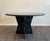 Stone Vintage 1980s Postmodern Black Blue Night Granite Dining Entry Table For Sale - Image 7 of 10