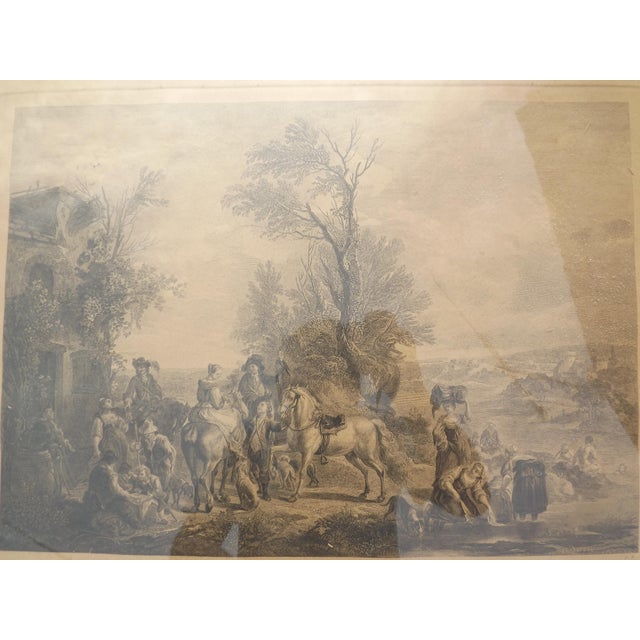 C.Van Falens, 2 Engravings 18 Th, 1736, Cardboard For Sale - Image 10 of 18