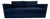 West Elm Harris Queen Sleeper Sofa in Ink Blue Performance Velvet For Sale