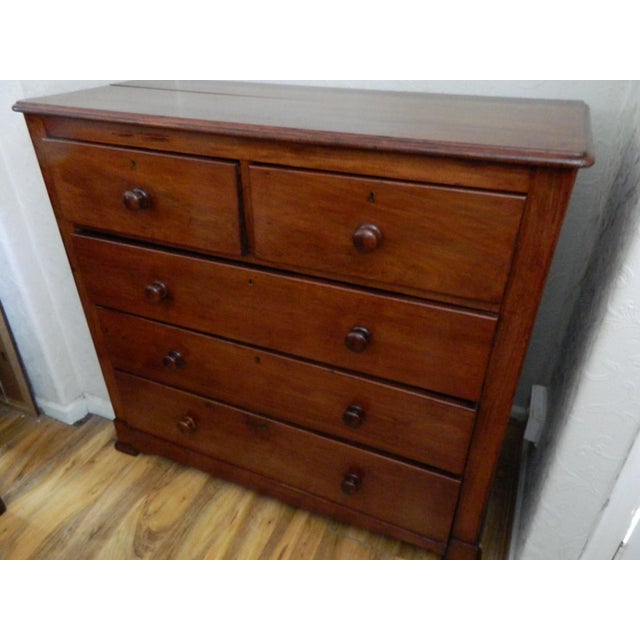 Victorian Mahogany Chest of Drawers For Sale - Image 11 of 18