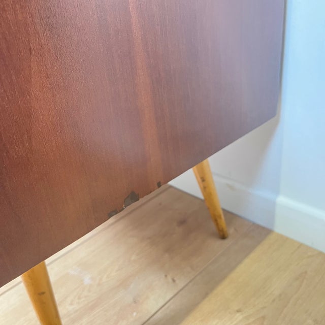 Vintage Wooden Shoe Cabinet, 1960 For Sale - Image 11 of 12