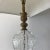 Brass 1980s Brass and Crystal Lamp by Safran and Glucksman For Sale - Image 8 of 11