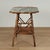 Wood Antique English Bamboo and Grasscloth Table With a Bird Top For Sale - Image 7 of 17