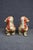 Oversized Pair of Staffordshire Style Spaniel Dog Figurines With Baskets For Sale - Image 10 of 10