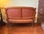 4-Piece French Louis XVI–Style Leather Seating Set — Settee & 3 Armchairs For Sale - Image 4 of 17