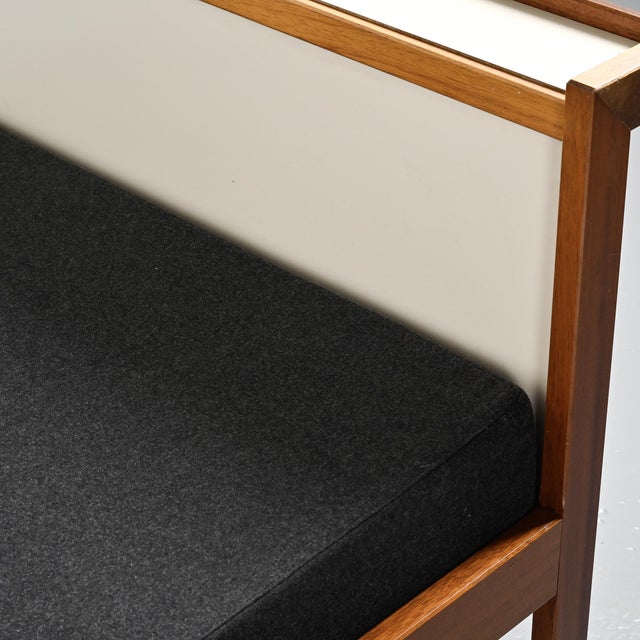 Mahogany Bed with Tigette System by André Sornay, 1960 For Sale - Image 12 of 14