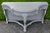 Antique Walnut Carved Hollywood Regency Style Console Table Painted Gray/Distres For Sale - Image 11 of 15