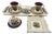 Saint Petersburg Collection Christmas Service from Niderviller Earthenware, France, 1990s, Set of 7 For Sale