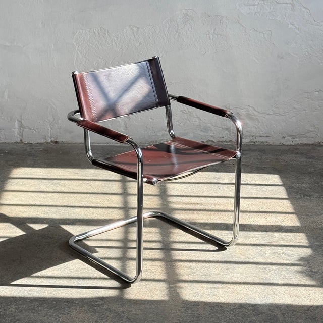 MG5 Leather Chair by Matteo Grassi, 1970 For Sale - Image 16 of 16