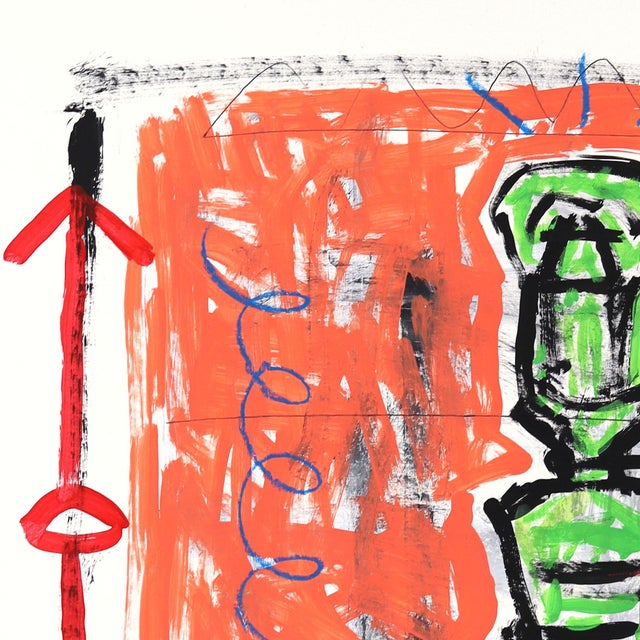 Pour Decanter - Original Pop Street Art Acrylic Painting on Newspaper by Gary John For Sale In Los Angeles - Image 6 of 6