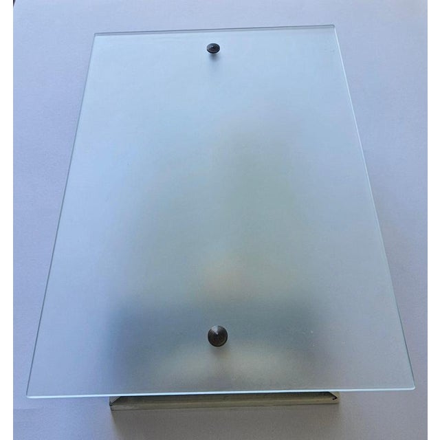 Mid-Century Glass Wall Lamps, Germany, 1970s, Set of 2 For Sale - Image 4 of 10