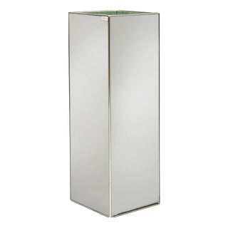 Mid‑Century Mirrored Plant Stand from Deknudt, Belgium, 1980s For Sale