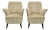 Mid-Century Modern Chenille Velvet Chair by Nino Zoncada for Cassina, 1950s For Sale