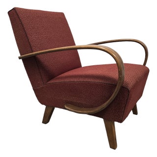 Art Deco Lounge Chair by Jindrich Halabala For Sale