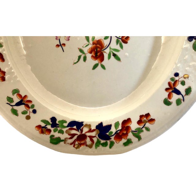 Early 19th Century Early 19th-Century English Ironstone China Serving Platter For Sale - Image 5 of 9