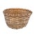 Farmhouse Large 19th Century Oak Splint Wool Basket For Sale - Image 3 of 13