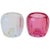 Pink and Clear Crystal Votive Candle Holders by Villeroy & Boch For Sale - Image 10 of 10