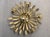 Spanish Ceiling Lamp with Gilded Iron and Floral Motif, 1950s For Sale - Image 6 of 9
