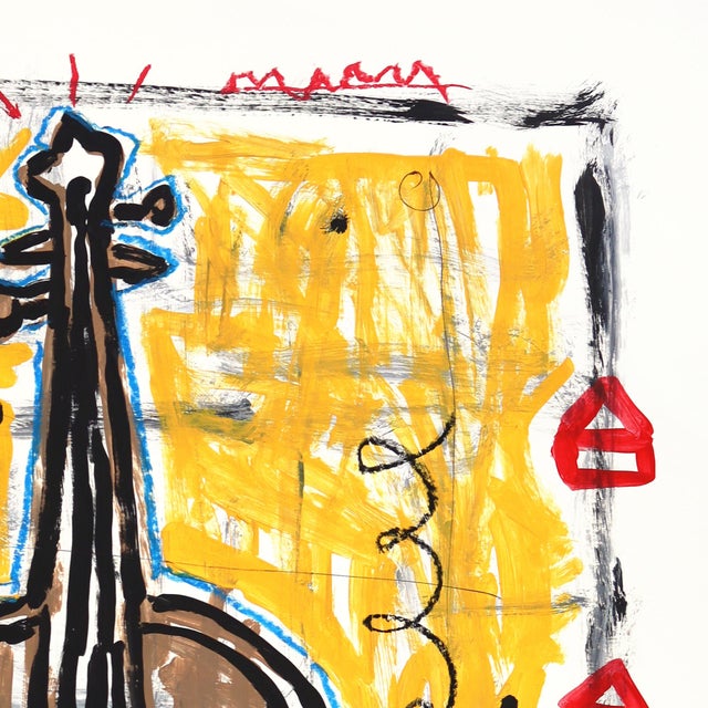 Abstract Tokyo Sonata - Original Pop Street Art Acrylic Painting on Posterboard by Gary John For Sale - Image 3 of 6