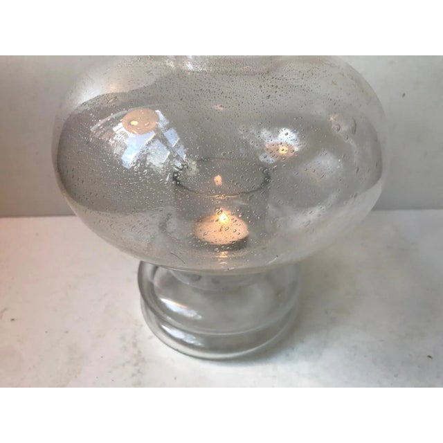 Blister Glass Candleholder by Nanny Still for Rihiimäen Lasi Oy, 1970s For Sale - Image 4 of 6