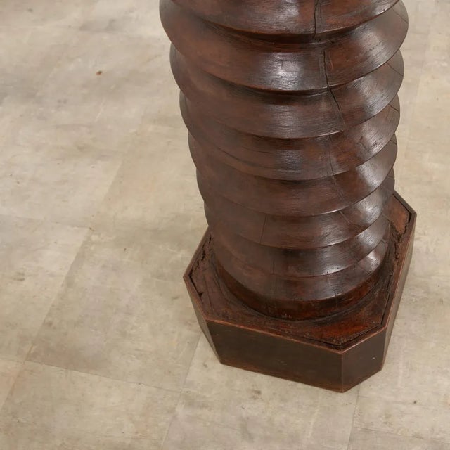 18th Century French 18th Century Solid Wine Press Pedestal For Sale - Image 5 of 12