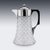 Antique Victorian Silver and Cut Glass Claret Jug, 1896 For Sale - Image 3 of 18
