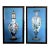 1960s Photorealist Chinoiserie Vase Still Life Oil Paintings, Framed - a Pair For Sale