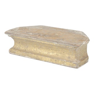 18th Century Gilded Gold Leaf Shelf Base For Sale